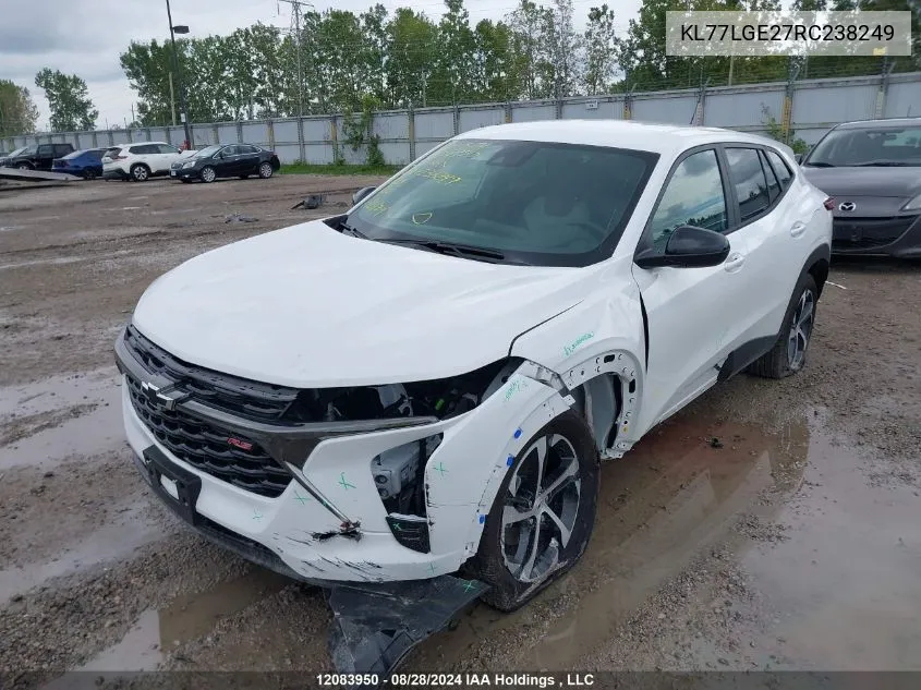 KL77LGE27RC238249 2024 Chevrolet Trax