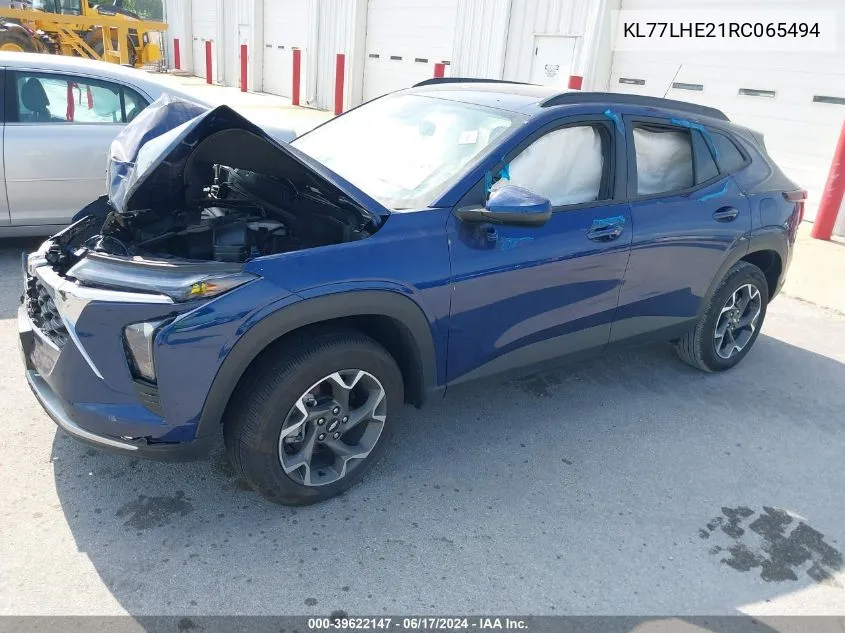 KL77LHE21RC065494 2024 Chevrolet Trax 1Lt