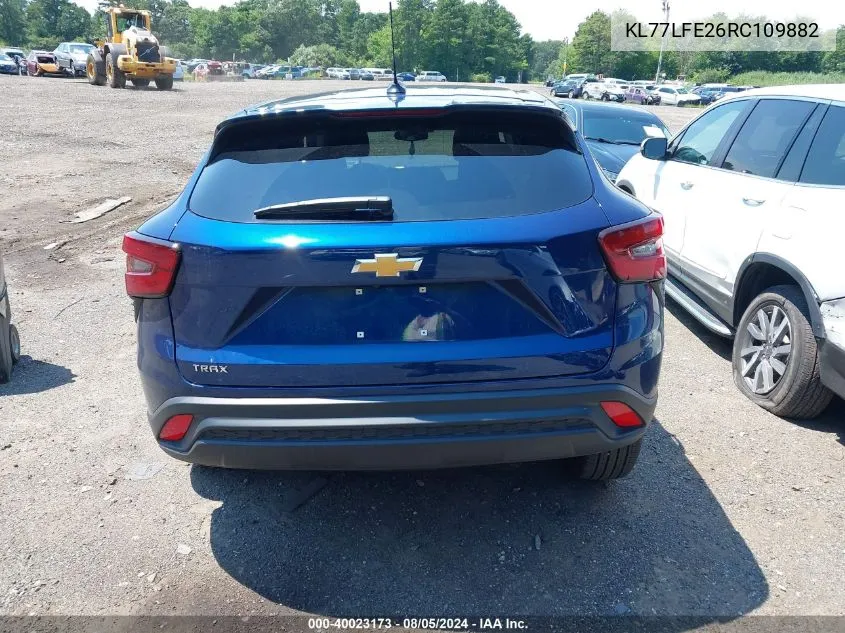 KL77LFE26RC109882 2024 Chevrolet Trax Fwd Sp