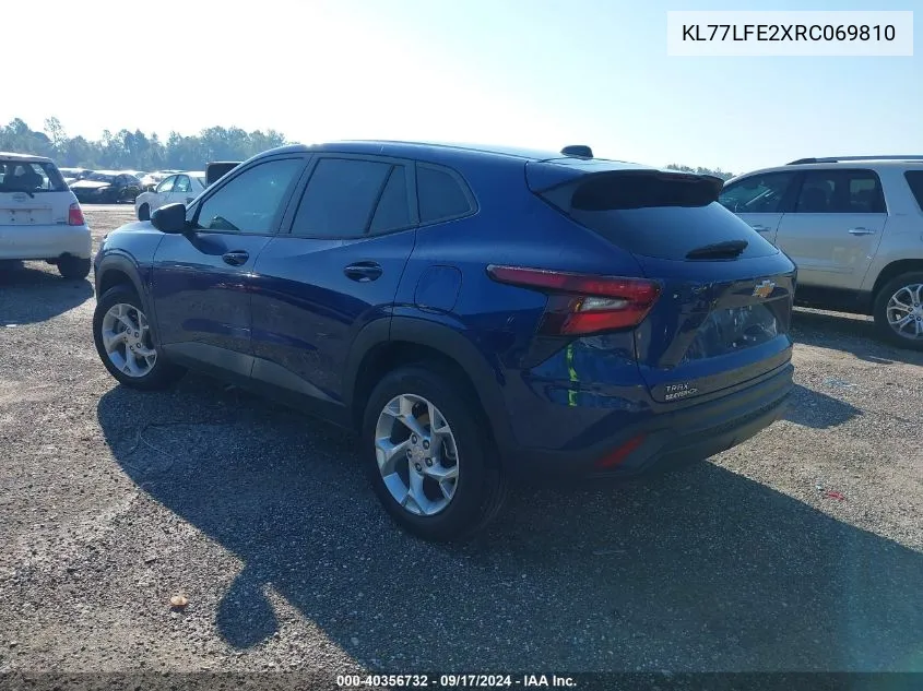 KL77LFE2XRC069810 2024 Chevrolet Trax Ls