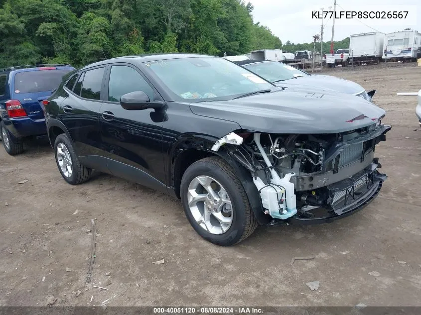 2025 Chevrolet Trax Fwd Ls VIN: KL77LFEP8SC026567 Lot: 40051120