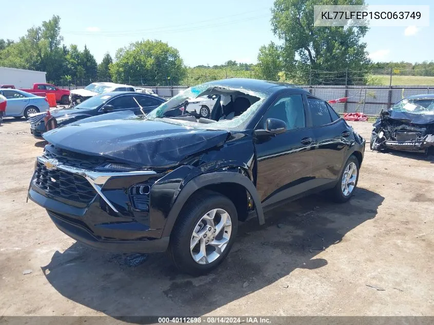 2025 Chevrolet Trax Fwd Ls VIN: KL77LFEP1SC063749 Lot: 40112698