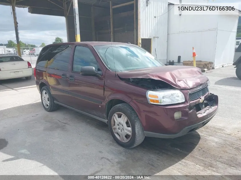 2006 Chevrolet Uplander Ls VIN: 1GNDU23L76D166306 Lot: 40128622