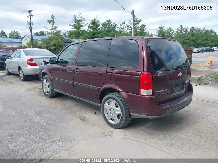 2006 Chevrolet Uplander Ls VIN: 1GNDU23L76D166306 Lot: 40128622