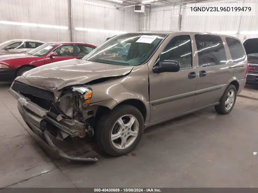 2006 Chevrolet Uplander Ls VIN: 1GNDV23L96D199479 Lot: 40430689