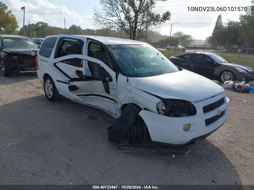 2006 Chevrolet Uplander Ls VIN: 1GNDV23L06D101570 Lot: 40723467