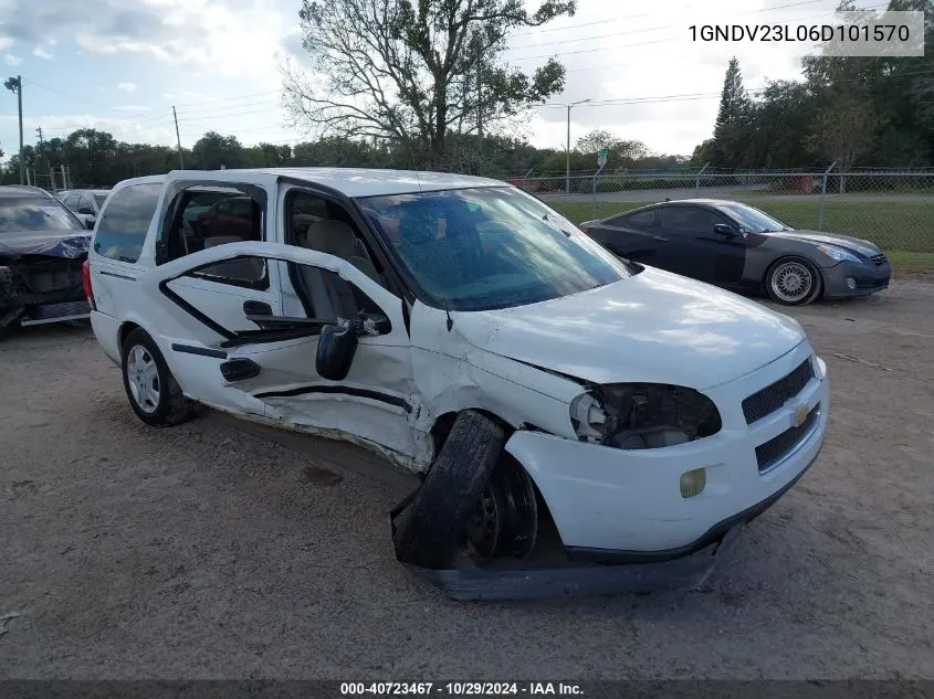 2006 Chevrolet Uplander Ls VIN: 1GNDV23L06D101570 Lot: 40723467