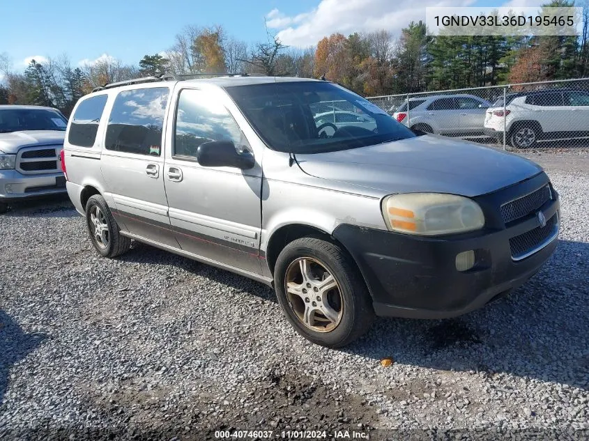 2006 Chevrolet Uplander Lt VIN: 1GNDV33L36D195465 Lot: 40746037