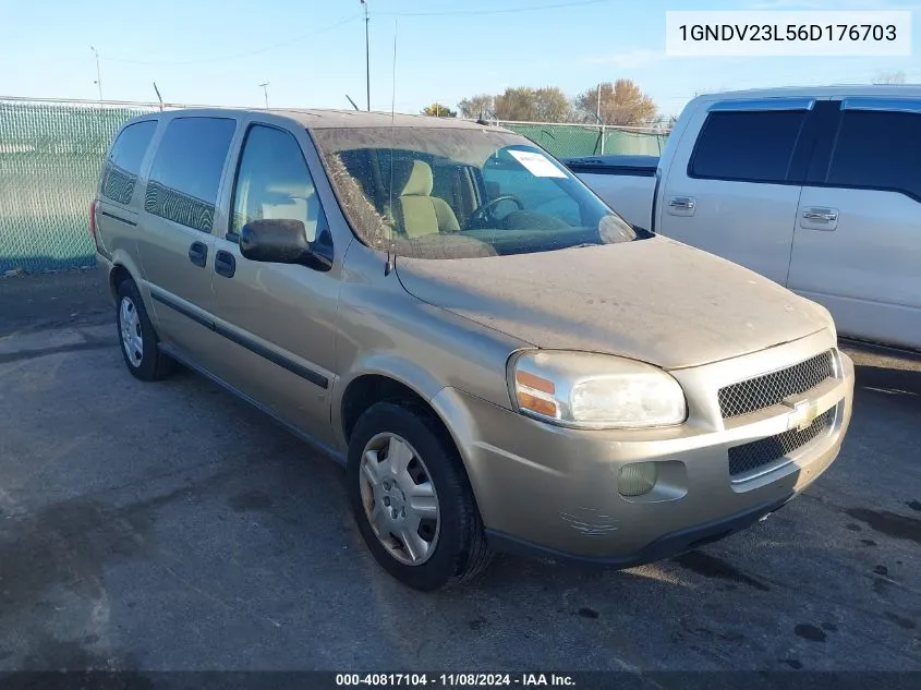 2006 Chevrolet Uplander Ls VIN: 1GNDV23L56D176703 Lot: 40817104