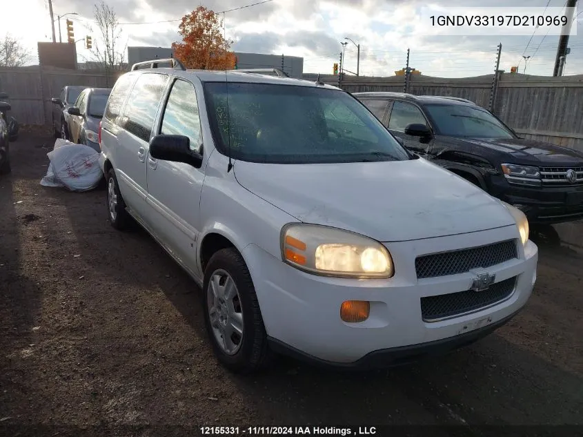 2007 Chevrolet Uplander VIN: 1GNDV33197D210969 Lot: 12155331