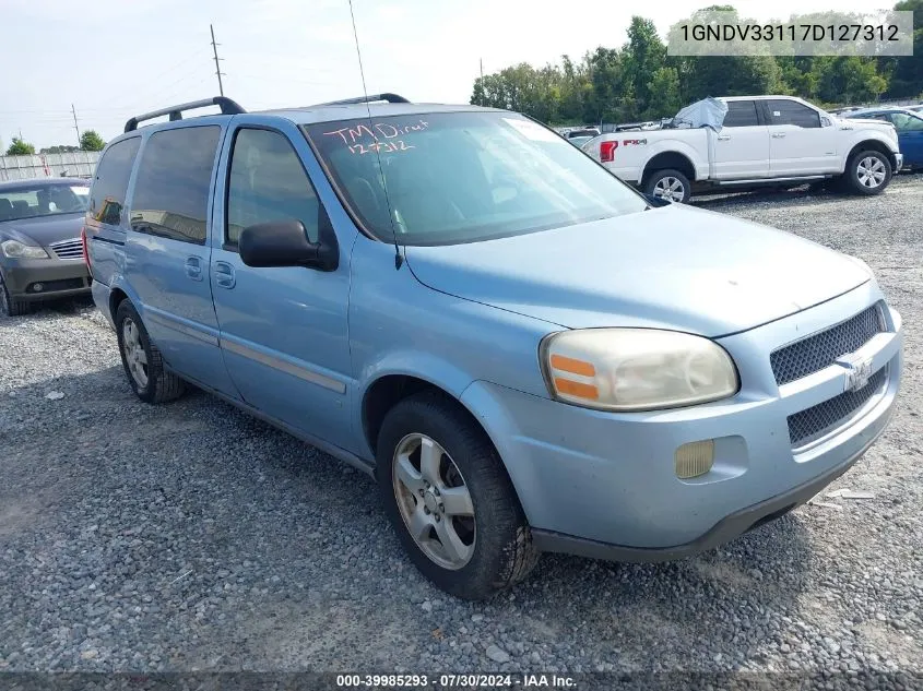 2007 Chevrolet Uplander Lt VIN: 1GNDV33117D127312 Lot: 39985293