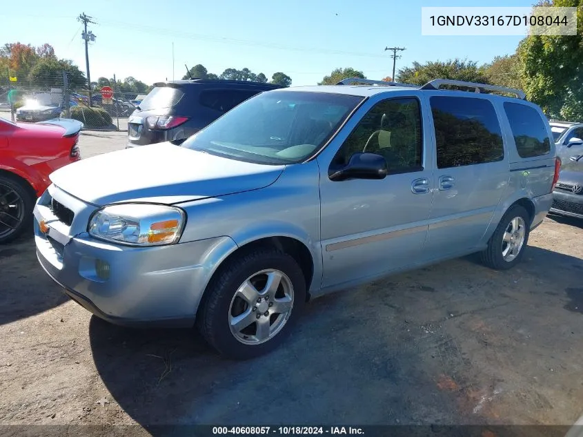 2007 Chevrolet Uplander Lt VIN: 1GNDV33167D108044 Lot: 40608057