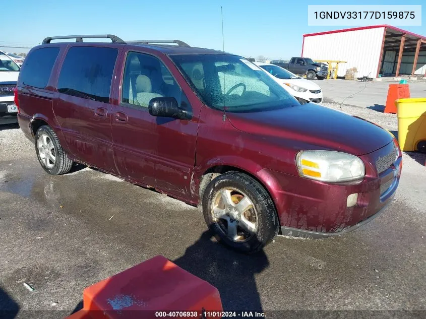 2007 Chevrolet Uplander Lt VIN: 1GNDV33177D159875 Lot: 40706938