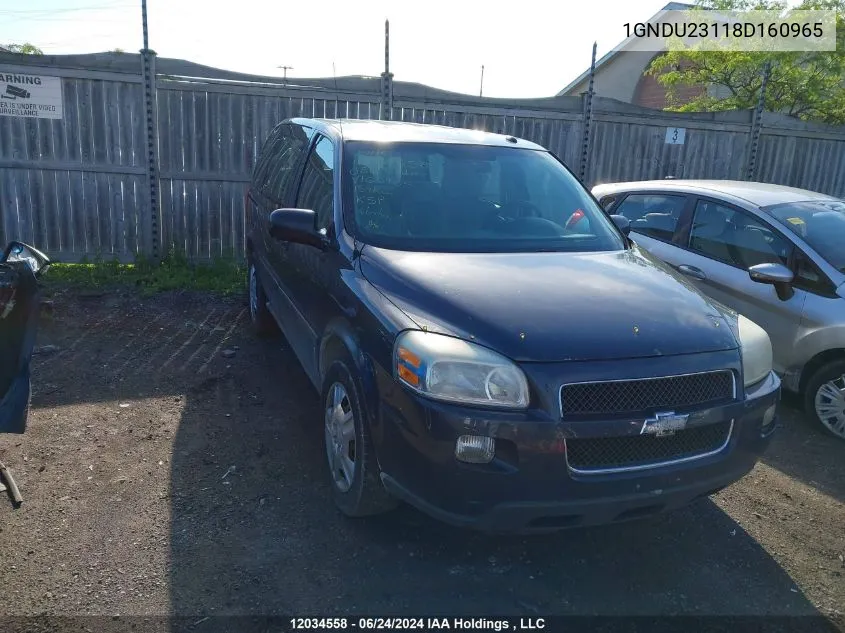 1GNDU23118D160965 2008 Chevrolet Uplander