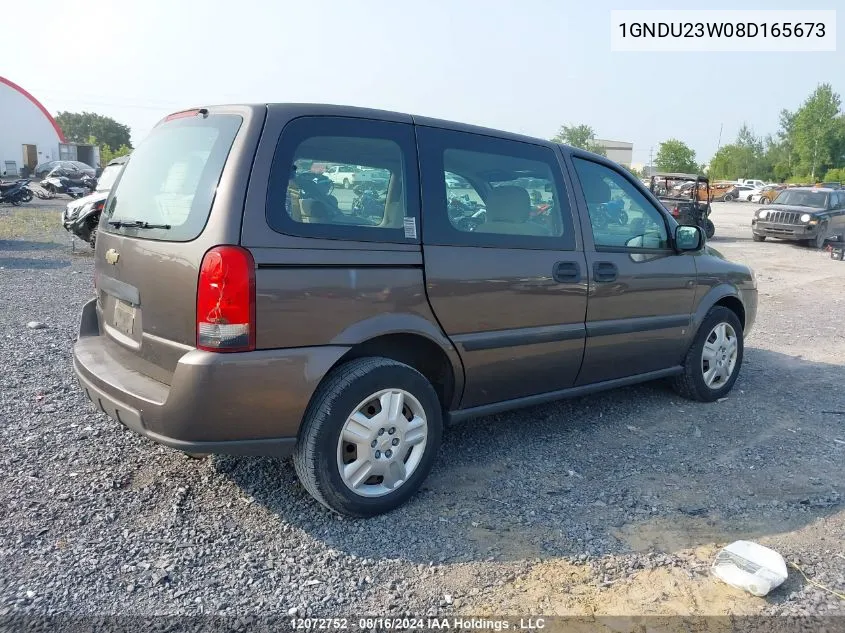 1GNDU23W08D165673 2008 Chevrolet Uplander