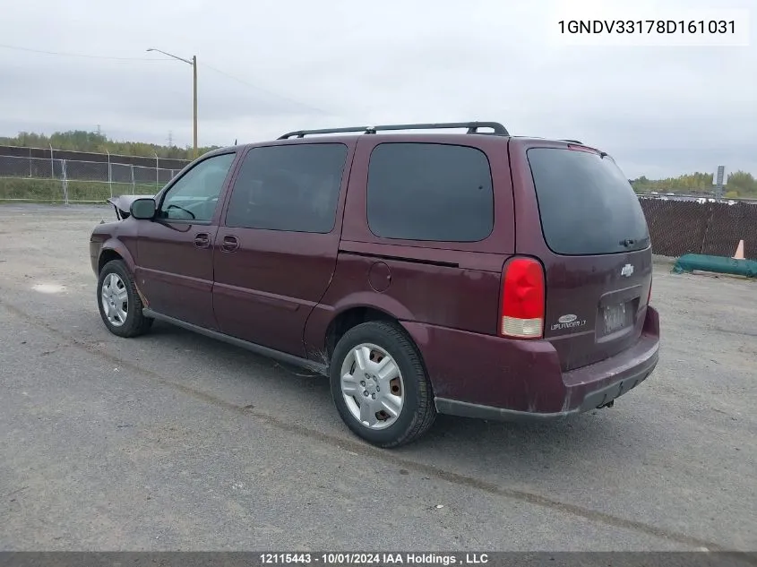 1GNDV33178D161031 2008 Chevrolet Uplander