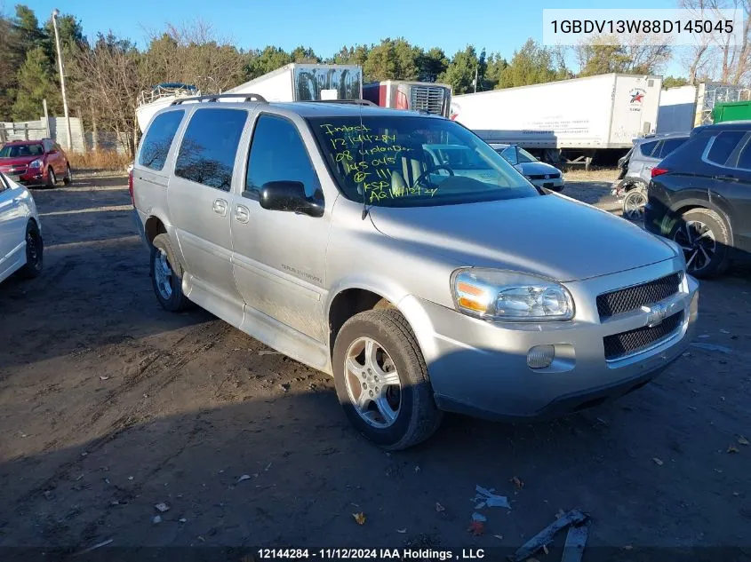 2008 Chevrolet Uplander VIN: 1GBDV13W88D145045 Lot: 12144284