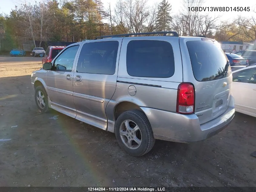 2008 Chevrolet Uplander VIN: 1GBDV13W88D145045 Lot: 12144284