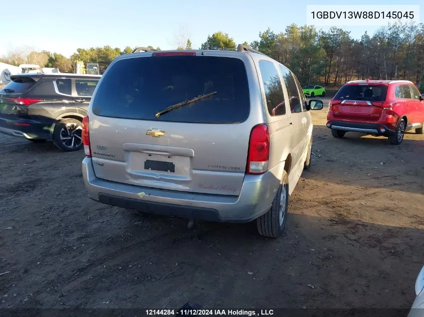 2008 Chevrolet Uplander VIN: 1GBDV13W88D145045 Lot: 12144284