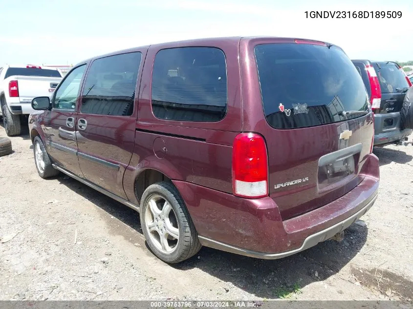 1GNDV23168D189509 2008 Chevrolet Uplander Ls