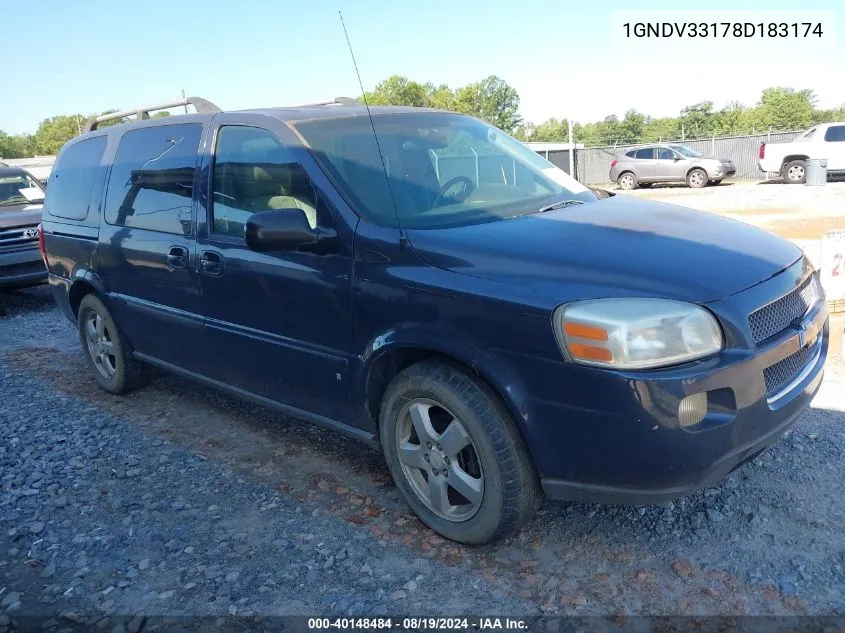 2008 Chevrolet Uplander Lt VIN: 1GNDV33178D183174 Lot: 40148484