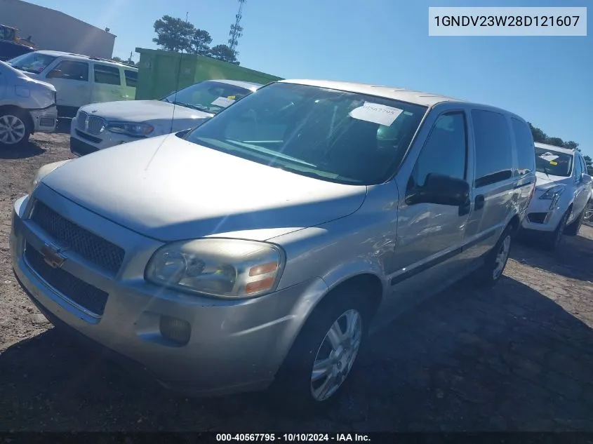 1GNDV23W28D121607 2008 Chevrolet Uplander Ls