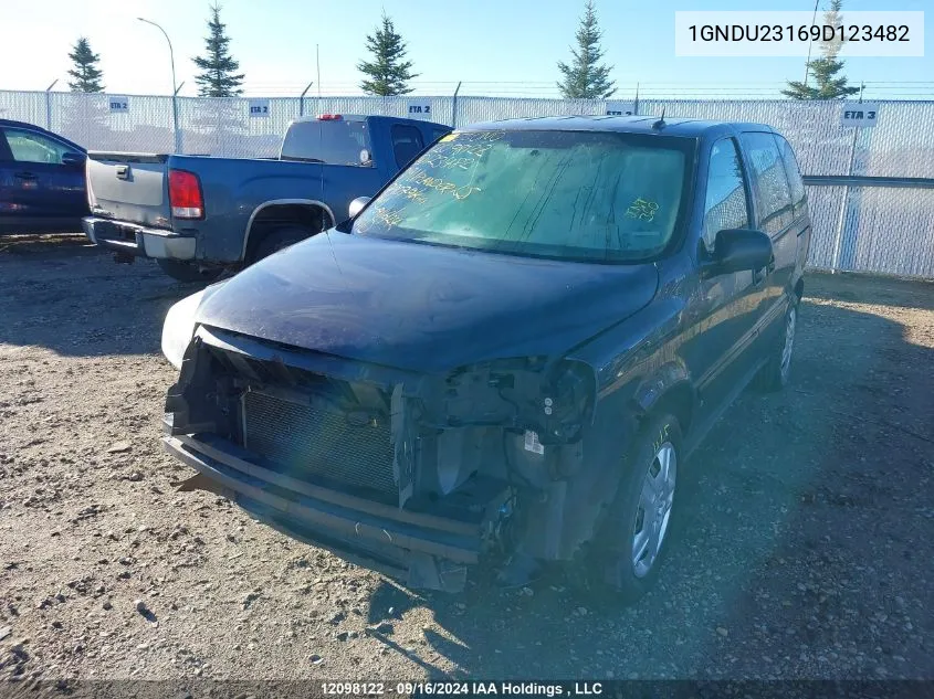 2009 Chevrolet Uplander Ls VIN: 1GNDU23169D123482 Lot: 12098122