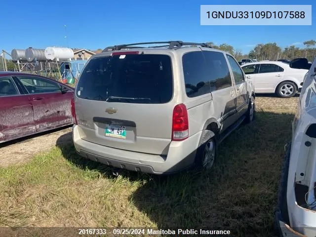 1GNDU33109D107588 2009 Chevrolet Uplander Lt