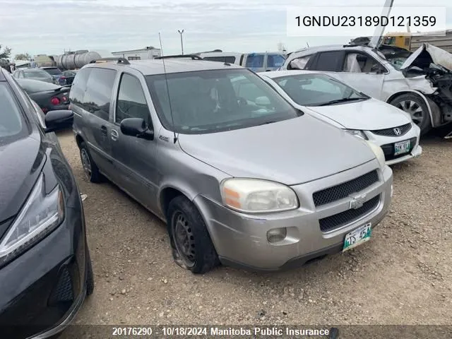 2009 Chevrolet Uplander Ls VIN: 1GNDU23189D121359 Lot: 20176290