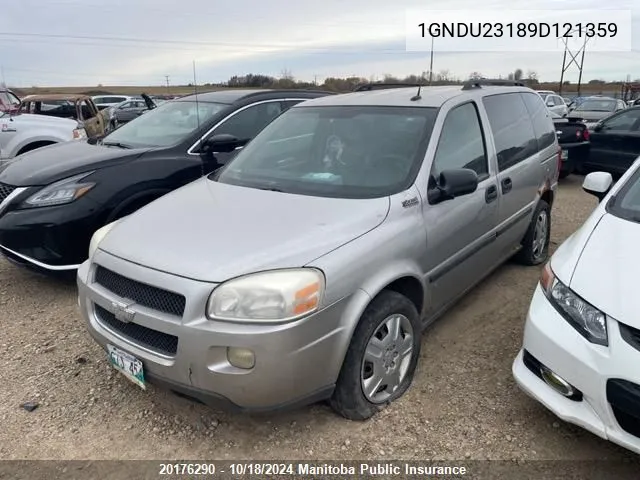 2009 Chevrolet Uplander Ls VIN: 1GNDU23189D121359 Lot: 20176290