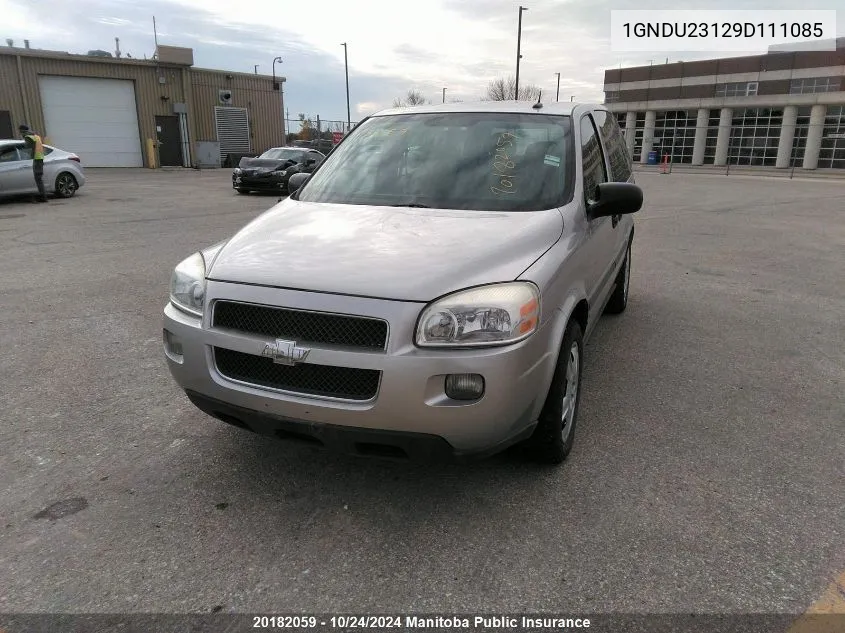 1GNDU23129D111085 2009 Chevrolet Uplander Ls