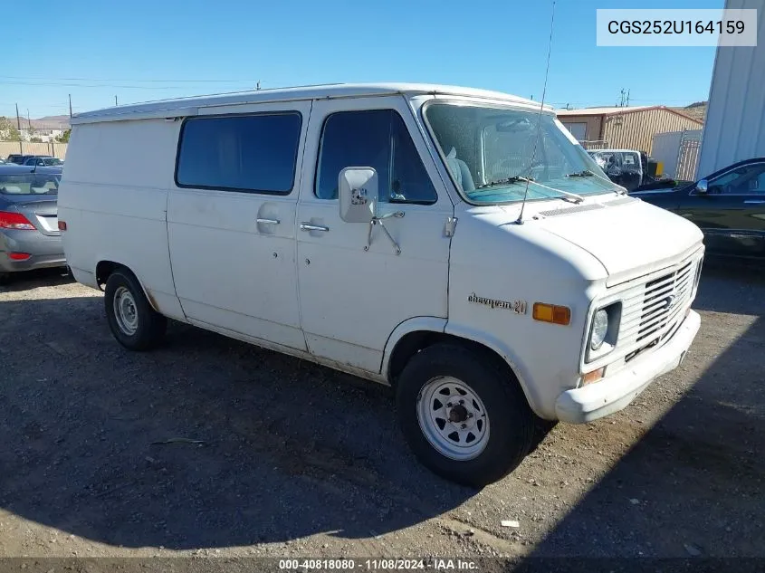 1962 Chevrolet G20 VIN: CGS252U164159 Lot: 40818080