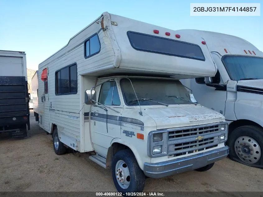 1985 Chevrolet G30 VIN: 2GBJG31M7F4144857 Lot: 40690122