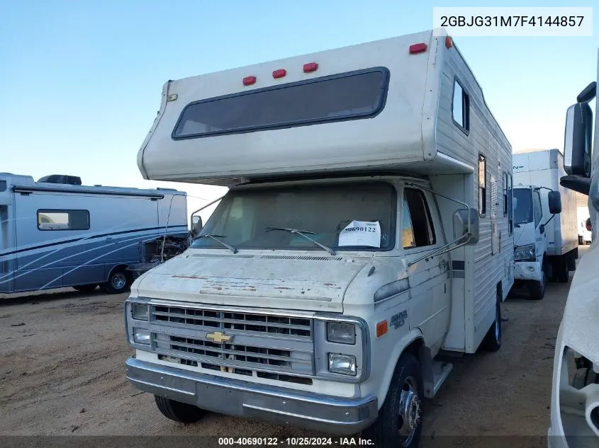 1985 Chevrolet G30 VIN: 2GBJG31M7F4144857 Lot: 40690122