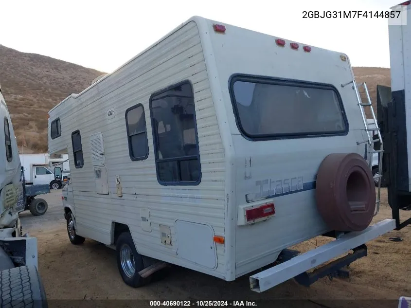 1985 Chevrolet G30 VIN: 2GBJG31M7F4144857 Lot: 40690122