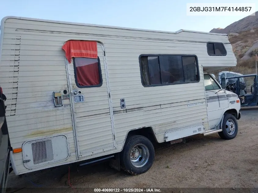 1985 Chevrolet G30 VIN: 2GBJG31M7F4144857 Lot: 40690122