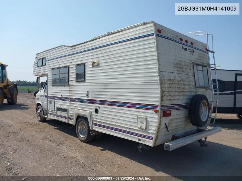 1988 Chevrolet G30 VIN: 2GBJG31M0H4141009 Lot: 39900903