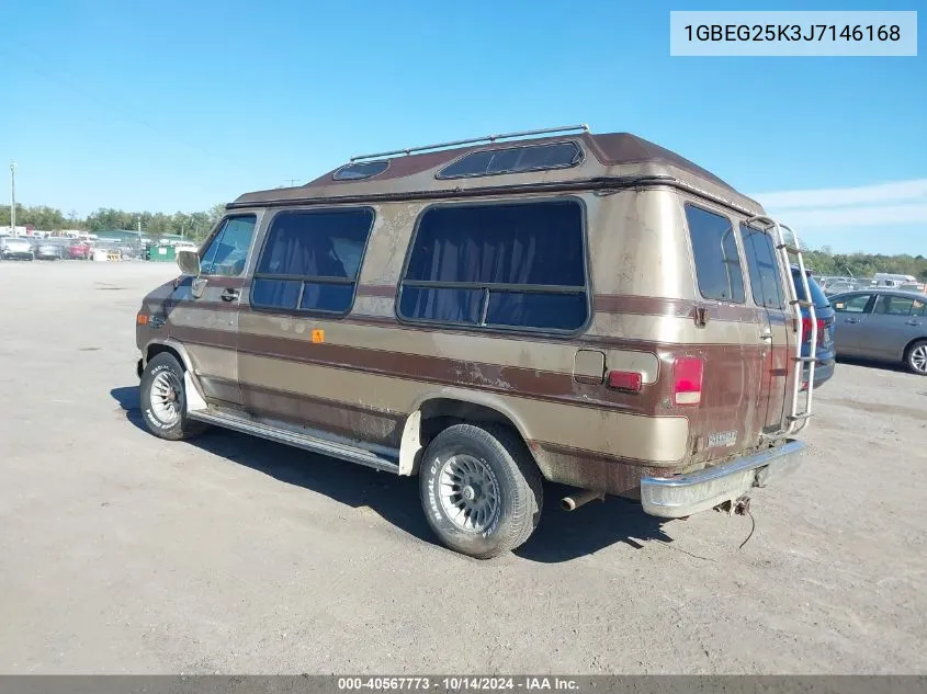 1988 Chevrolet G20 VIN: 1GBEG25K3J7146168 Lot: 40567773