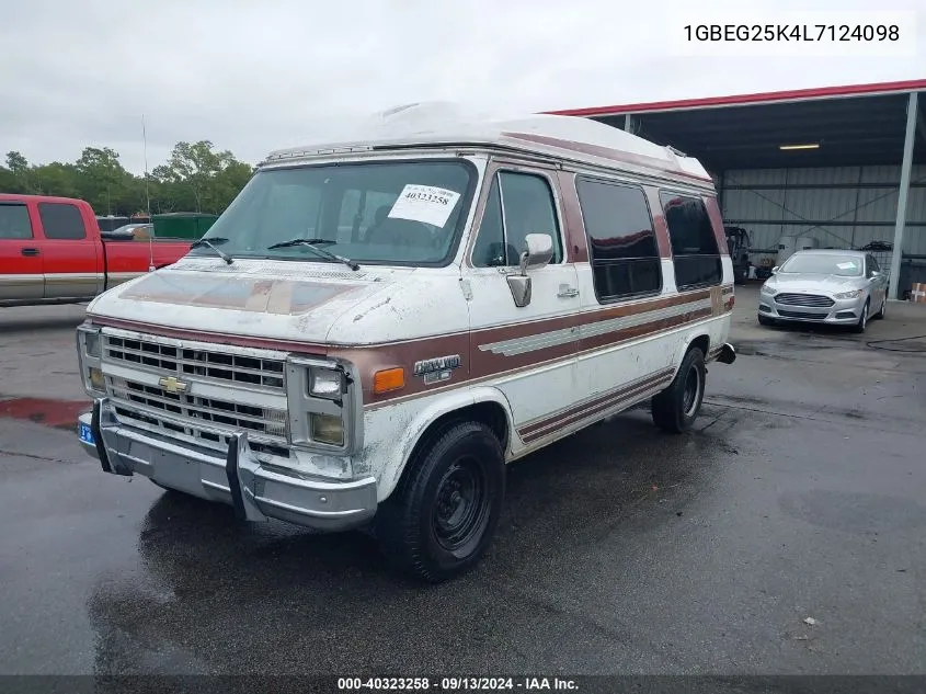 1990 Chevrolet G20 VIN: 1GBEG25K4L7124098 Lot: 40323258