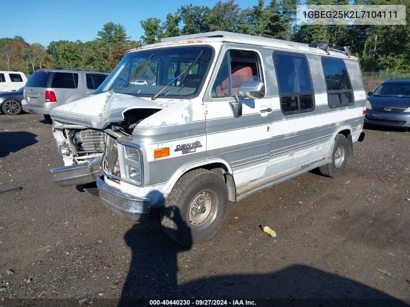 1990 Chevrolet G20 VIN: 1GBEG25K2L7104111 Lot: 40440230