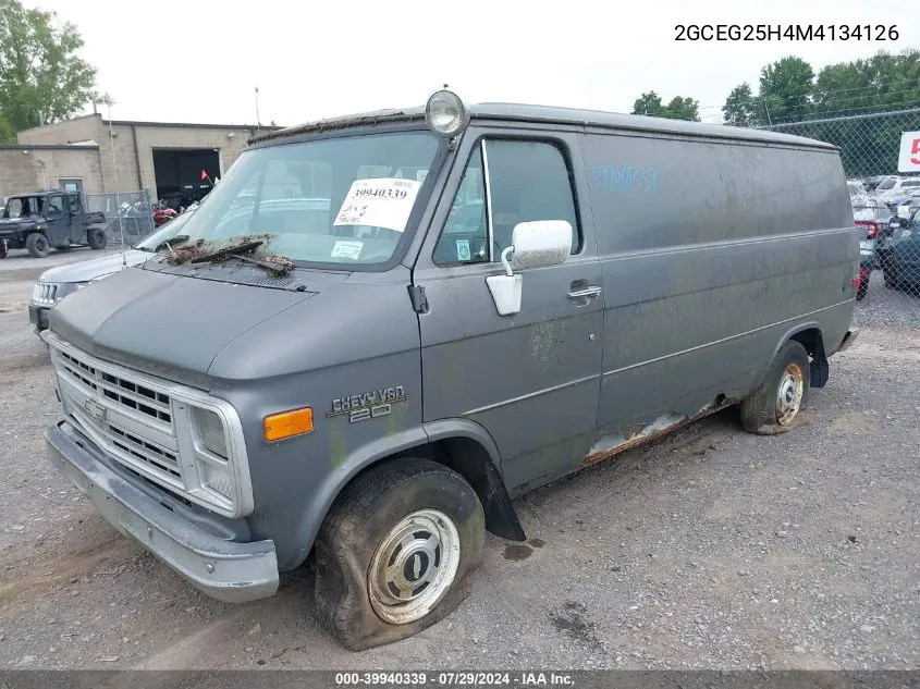 1991 Chevrolet G20 VIN: 2GCEG25H4M4134126 Lot: 39940339