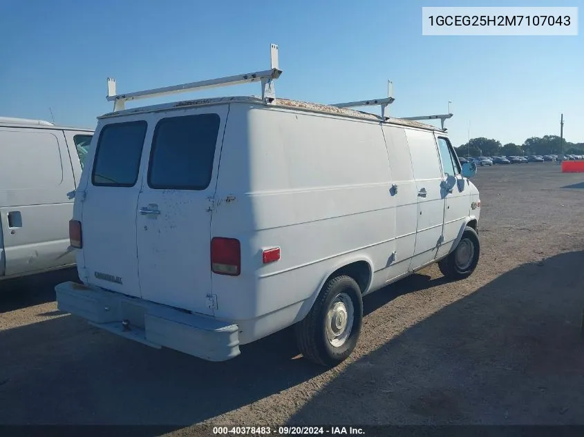 1991 Chevrolet G20 VIN: 1GCEG25H2M7107043 Lot: 40378483