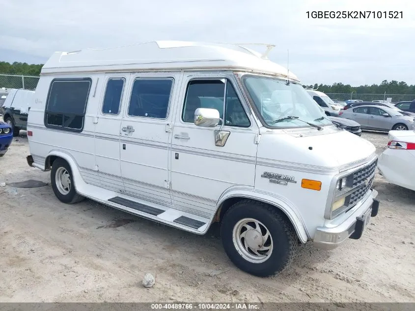 1992 Chevrolet G20 VIN: 1GBEG25K2N7101521 Lot: 40489766