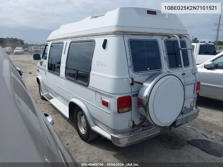 1992 Chevrolet G20 VIN: 1GBEG25K2N7101521 Lot: 40489766