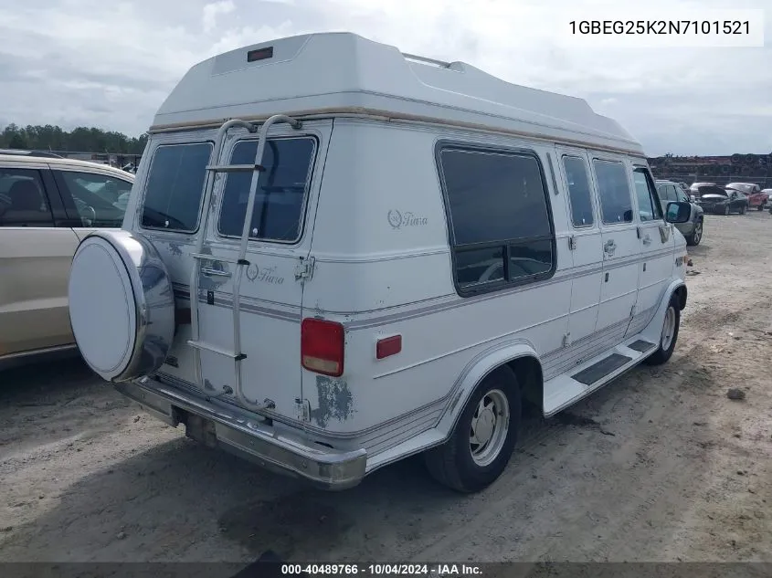 1992 Chevrolet G20 VIN: 1GBEG25K2N7101521 Lot: 40489766