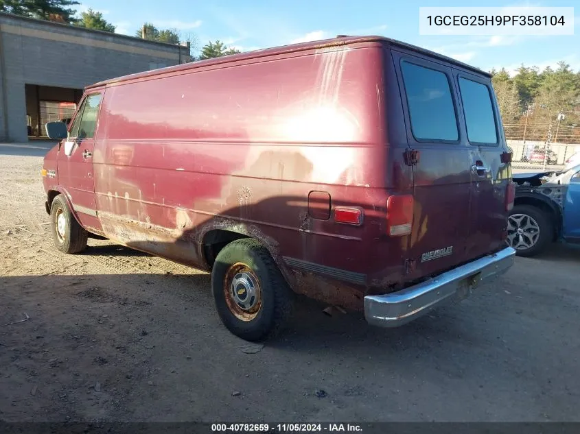 1993 Chevrolet G20 VIN: 1GCEG25H9PF358104 Lot: 40782659