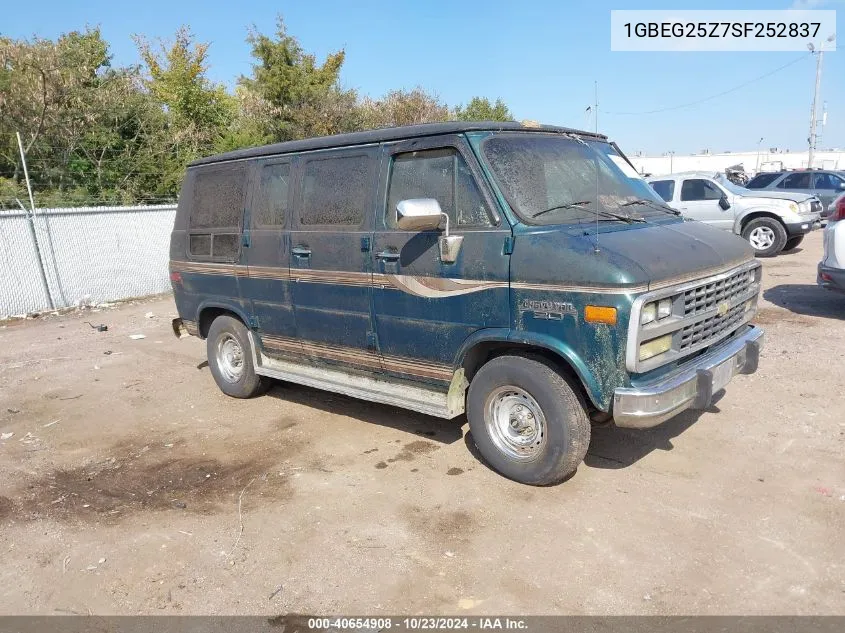 1995 Chevrolet G20 VIN: 1GBEG25Z7SF252837 Lot: 40654908