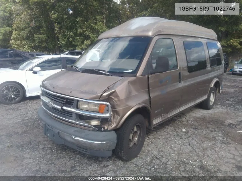 1996 Chevrolet G10 VIN: 1GBFG15R9T1022746 Lot: 40428424