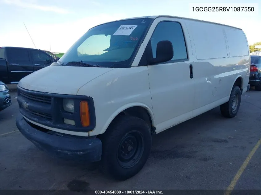 1997 Chevrolet Chevy Van VIN: 1GCGG25R8V1087550 Lot: 40454089