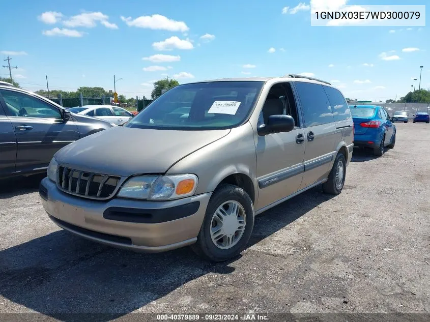 1998 Chevrolet Venture VIN: 1GNDX03E7WD300079 Lot: 40379889